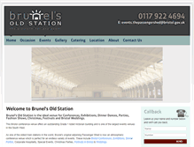 Tablet Screenshot of brunels-old-station.co.uk